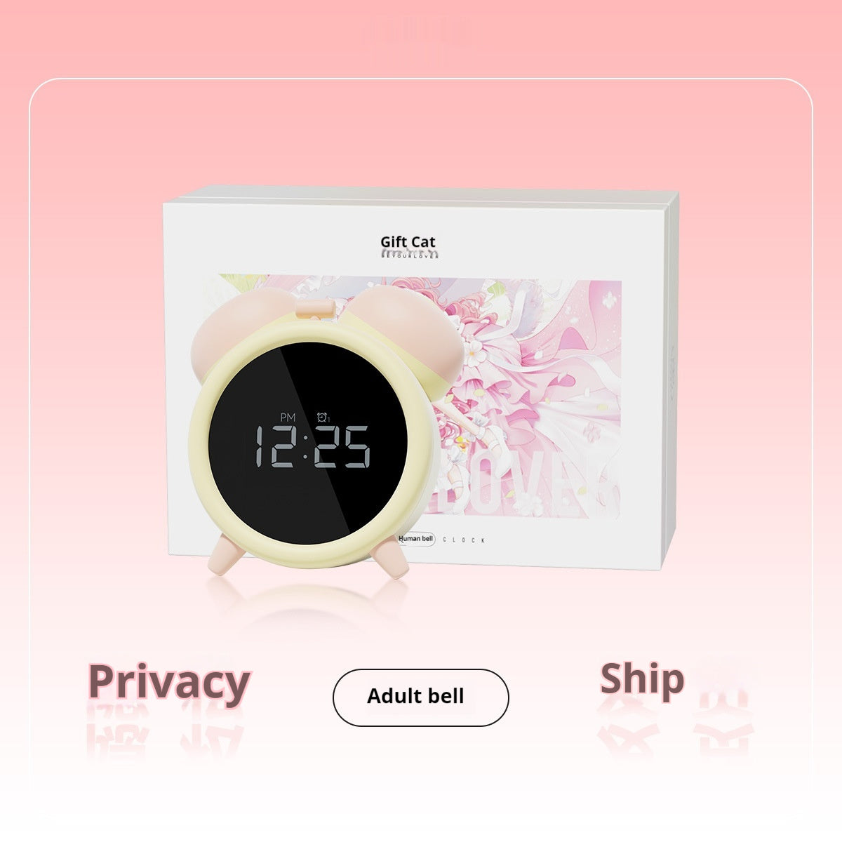 Veloura™ Calm Moment Stress Relief Clock — Wellness Design