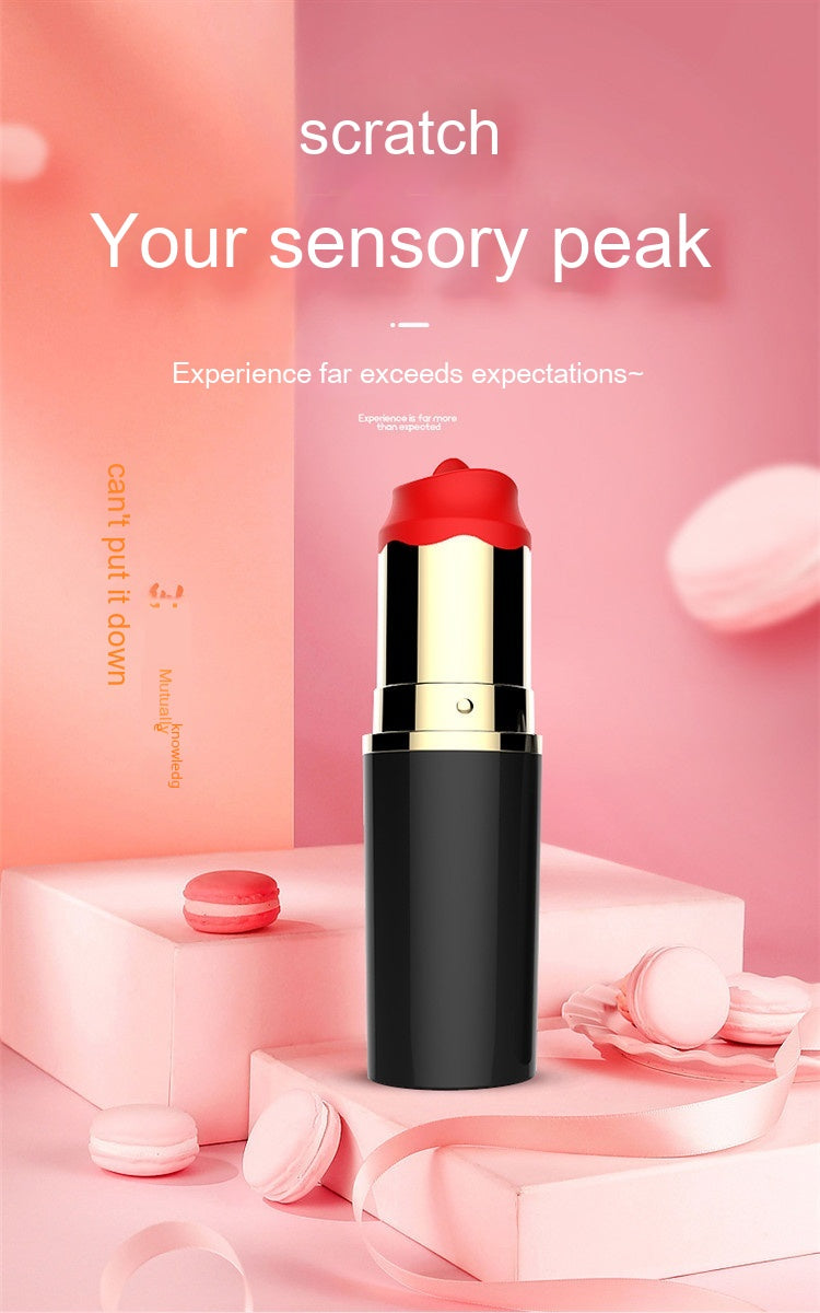 Veloura™ Silk Lipstick Vibrator — Pocket Elegance