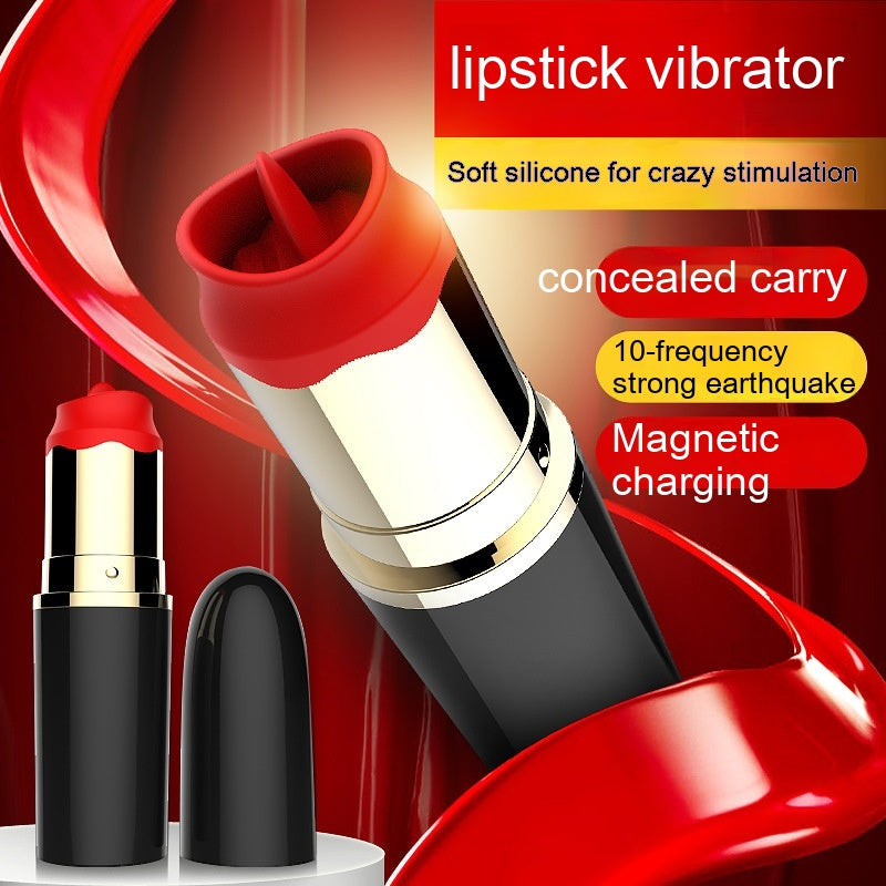 Veloura™ Silk Lipstick Vibrator — Pocket Elegance