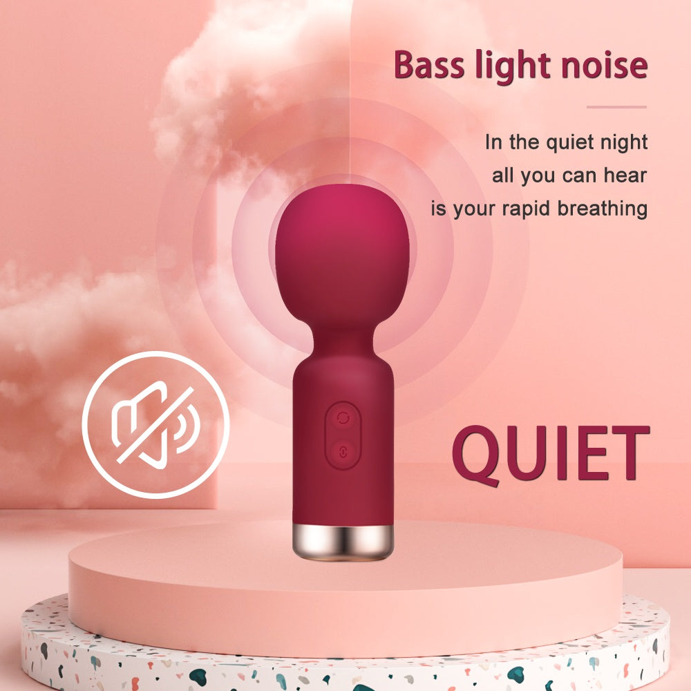 Veloura™ Noir Mini Wand — Compact Power